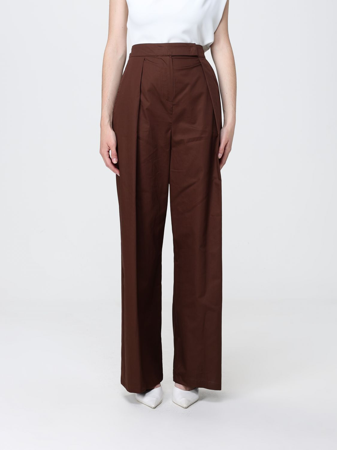 [HANITA] Trousers SS26 HP16254597 EBANO
