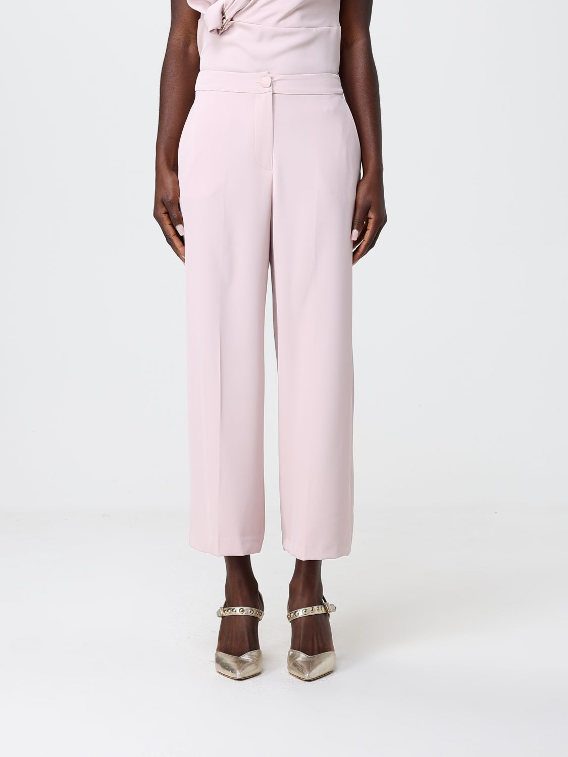[HANITA] Trousers SS26 HP16084558 ROSA QUARZO