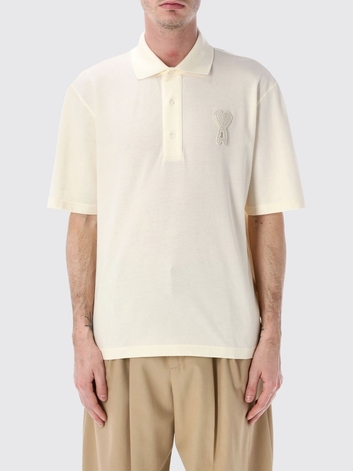 [Ami Paris] T-shirts Short Sleeve SS26 UPL428JE0221A 136