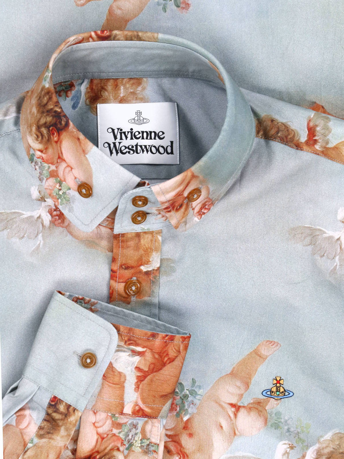 [Vivienne Westwood] Shirts Long Sleeve FW26 24010005 W01M0O310