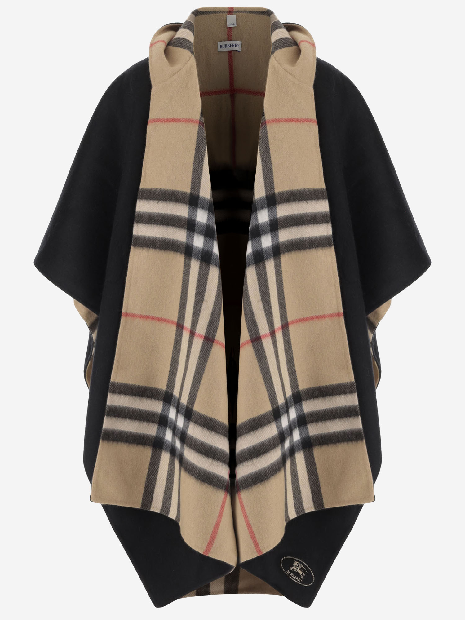 [Burberry] Cape FW26 8137226BLACKARCHIVEBEIGE