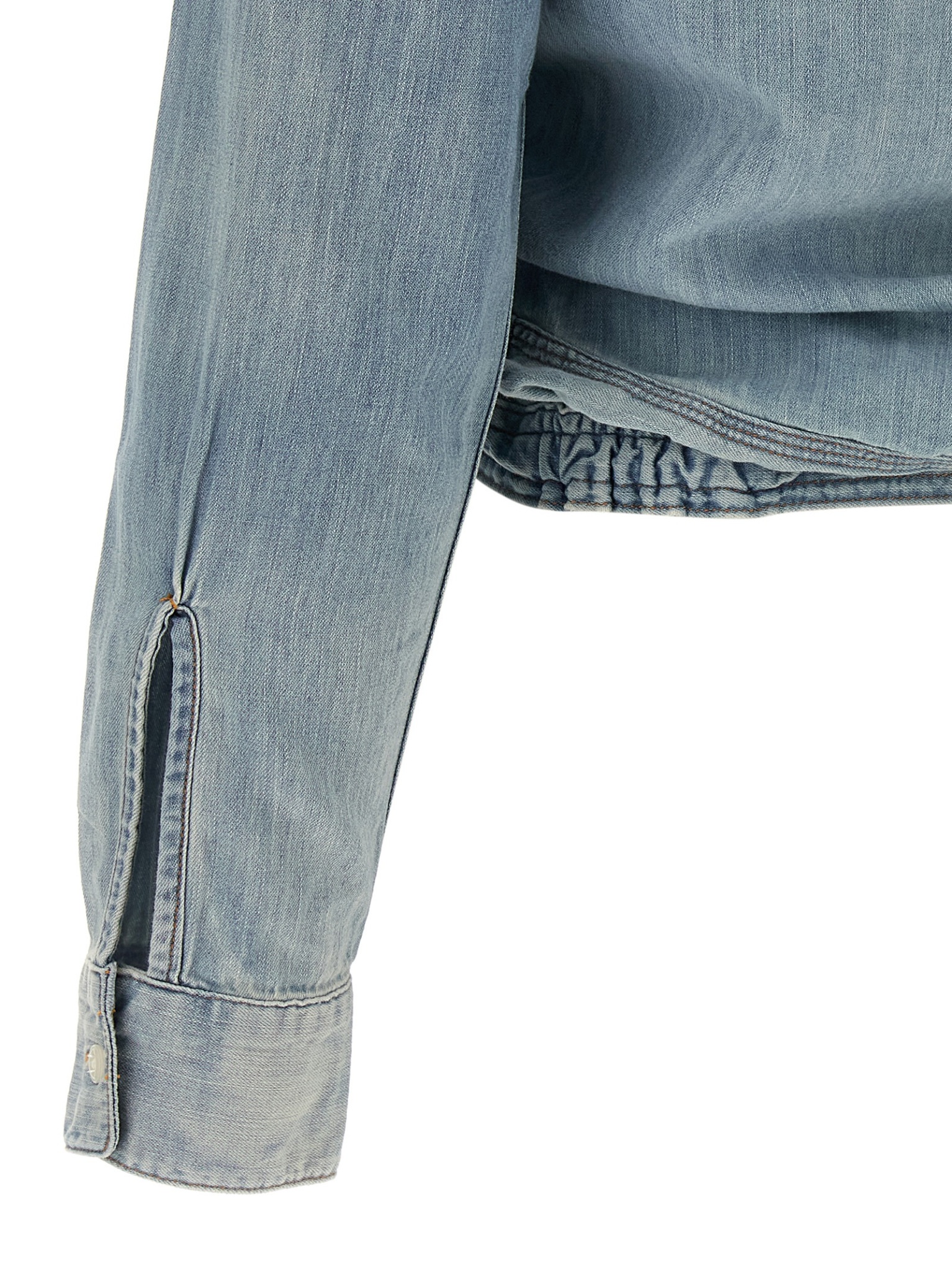 [R13] Shirts Long Sleeve FW26 R13WD185D351ARIVERBLUE