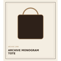 MONOGRAM CANVAS TOTE