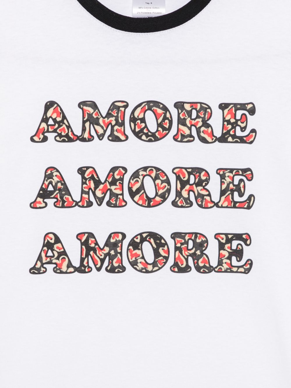 [ALESSANDRO ENRIQUEZ] T-shirts Short Sleeve FW26 TS109COWHITE/BLACK