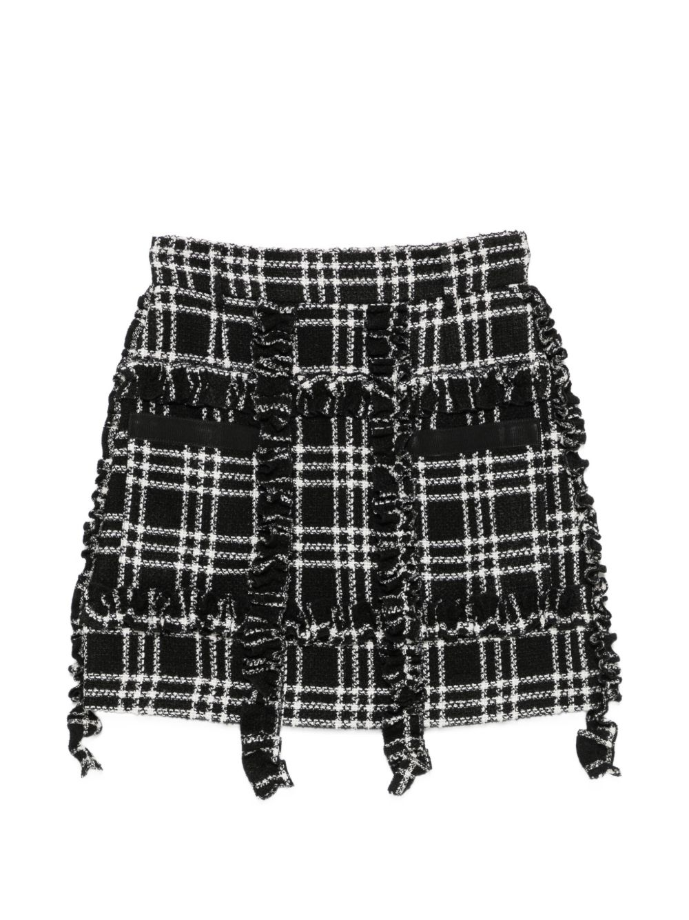 [ALESSANDRO ENRIQUEZ] Midi skirt FW26 SK84JQBLACK