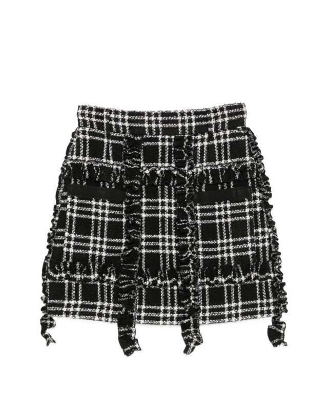 [ALESSANDRO ENRIQUEZ] Midi skirt FW26 SK84JQBLACK