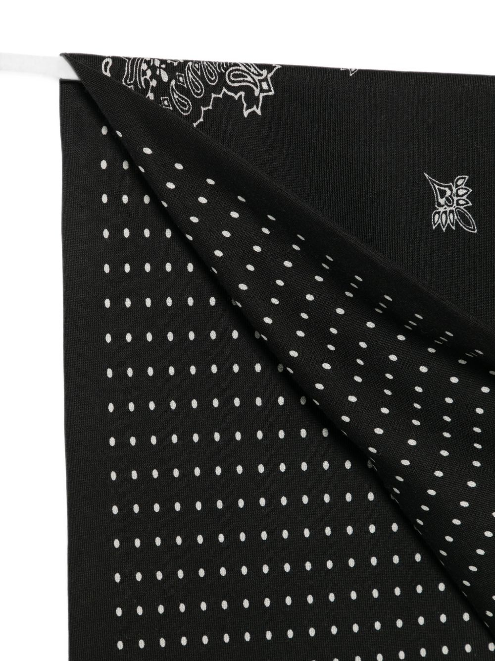 [Destin] Scarf FW26 BOX12TRIBANDANABLACK