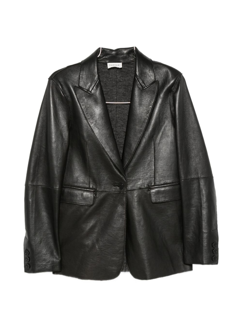 [PAROSH] Leather Jacket FW26 D431760SMACIOCK26W013