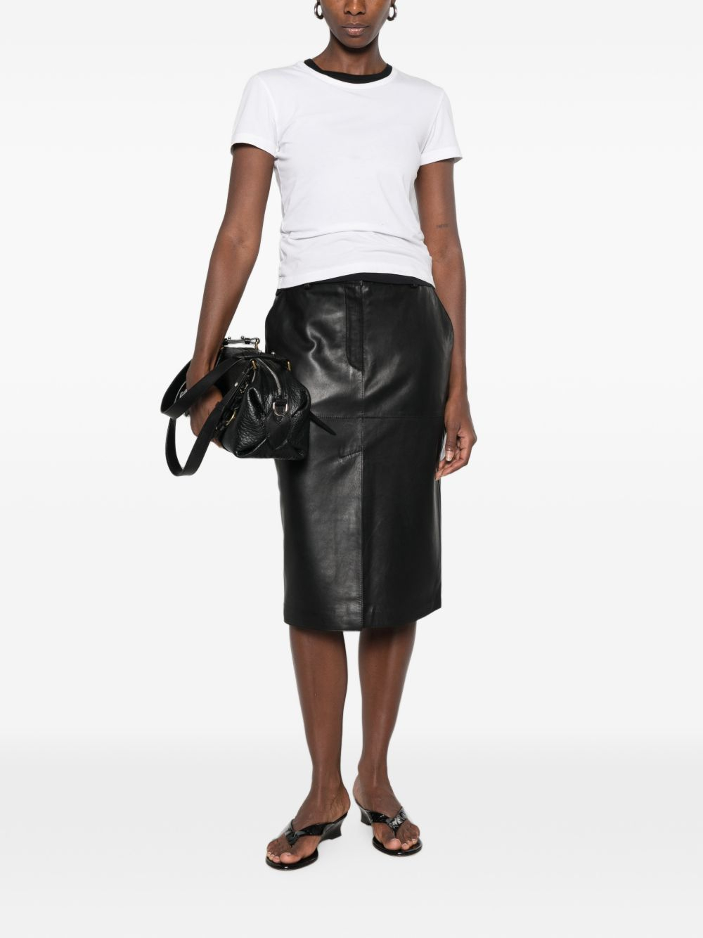[PAROSH] Midi skirt FW26 D621677SMACIOCK26W013