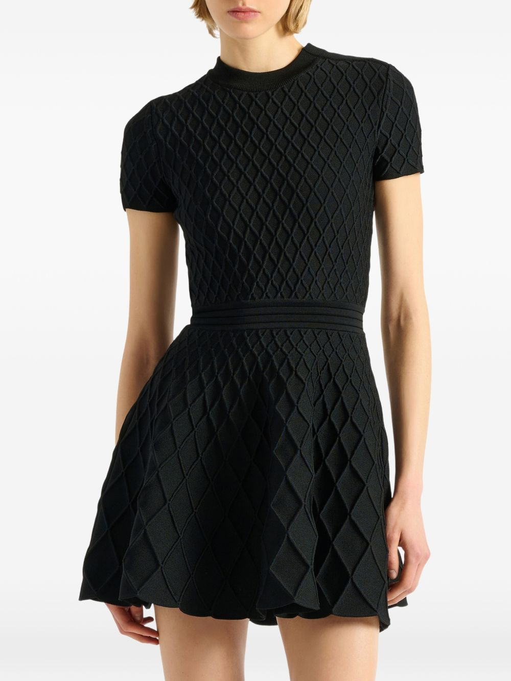 [Balmain] Short sleeve dress FW26 HF1R7520KK200PA