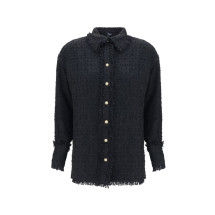 [Balmain] Shirts Long Sleeve FW26 HF1HD005XM070PA