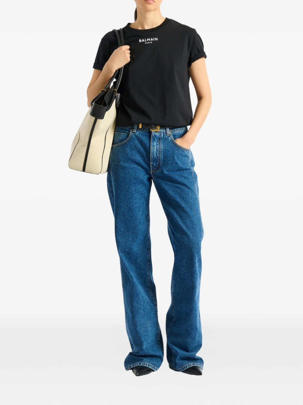 [Balmain] T-shirts Short Sleeve FW26 HF1EF000BD10EAB