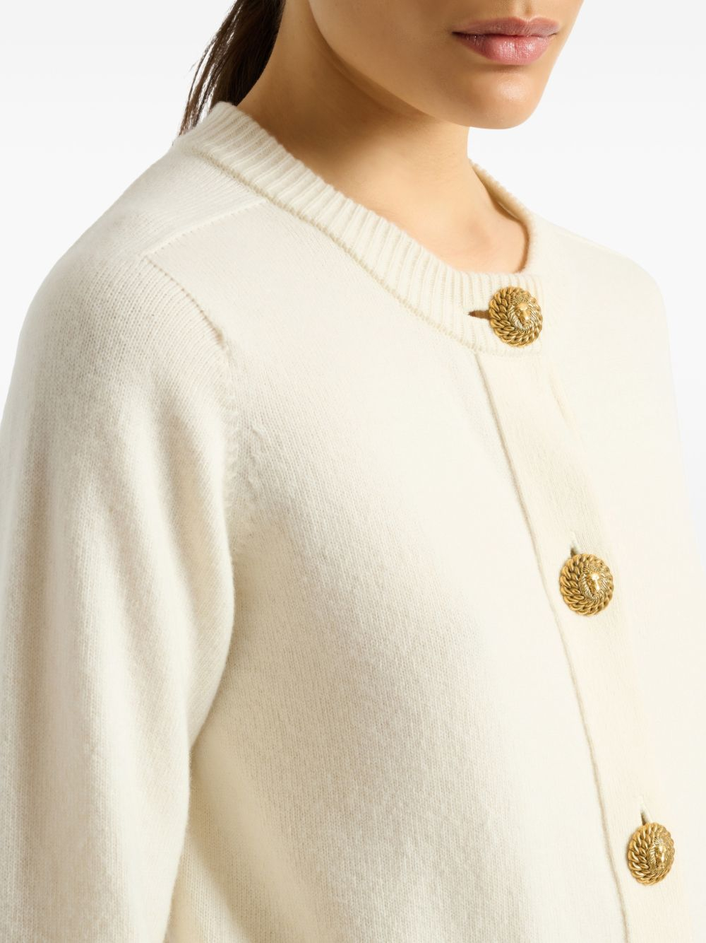 [Balmain] Cardigan FW26 HF1KL917KI870KA
