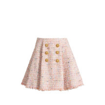 [Balmain] Mini skirt FW26 HF1LA680XM17AAA
