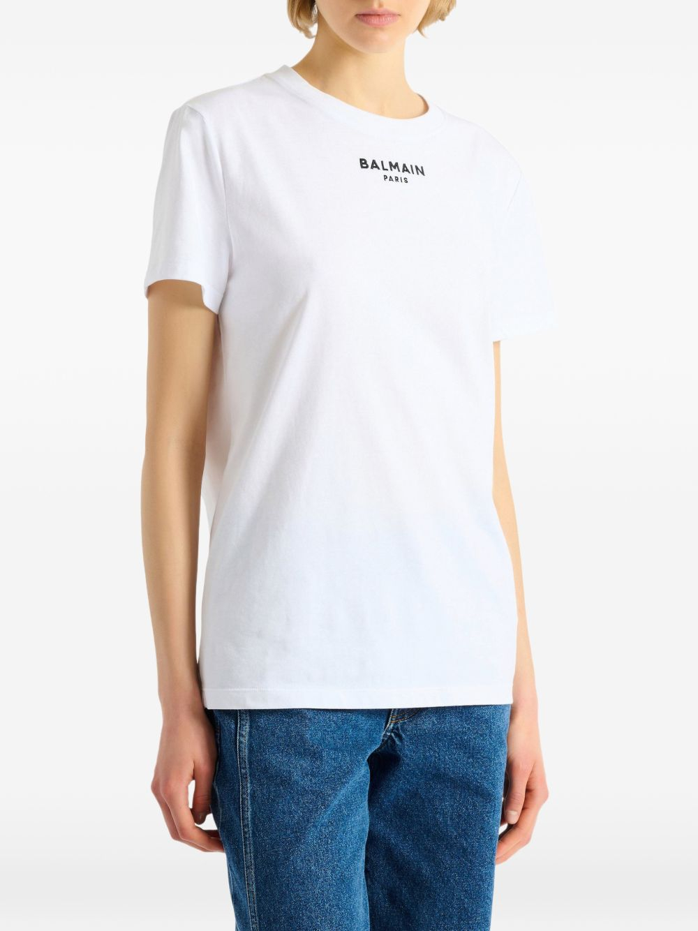 [Balmain] T-shirts Short Sleeve FW26 HF1EF000BD10GAB