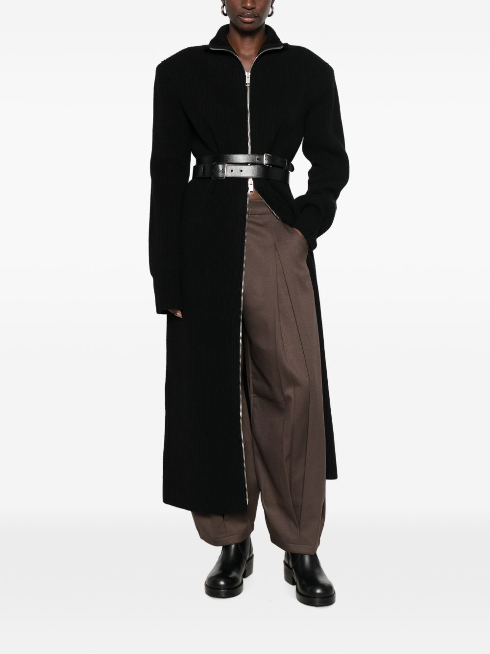[THE FRANKIE SHOP] Long sleeve dress FW26 MAFS22820100BLACK