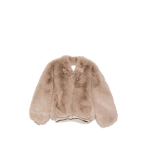[THE FRANKIE SHOP] Fur Jacket FW26 JAFS22736226LIGHTTAUPE