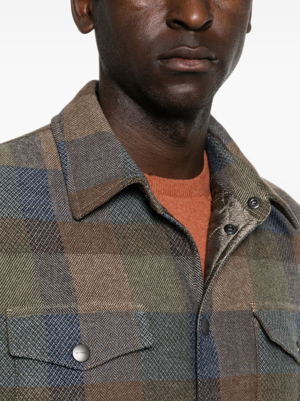 [Etro] Shirts Long Sleeve FW26 MRBA010999TQB15S9890