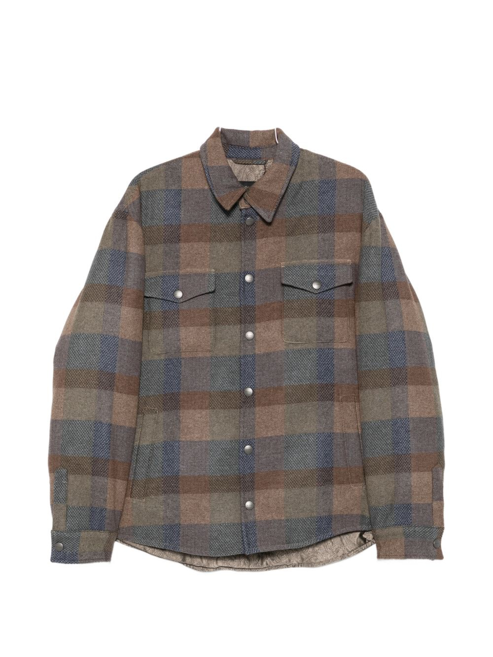 [Etro] Shirts Long Sleeve FW26 MRBA010999TQB15S9890