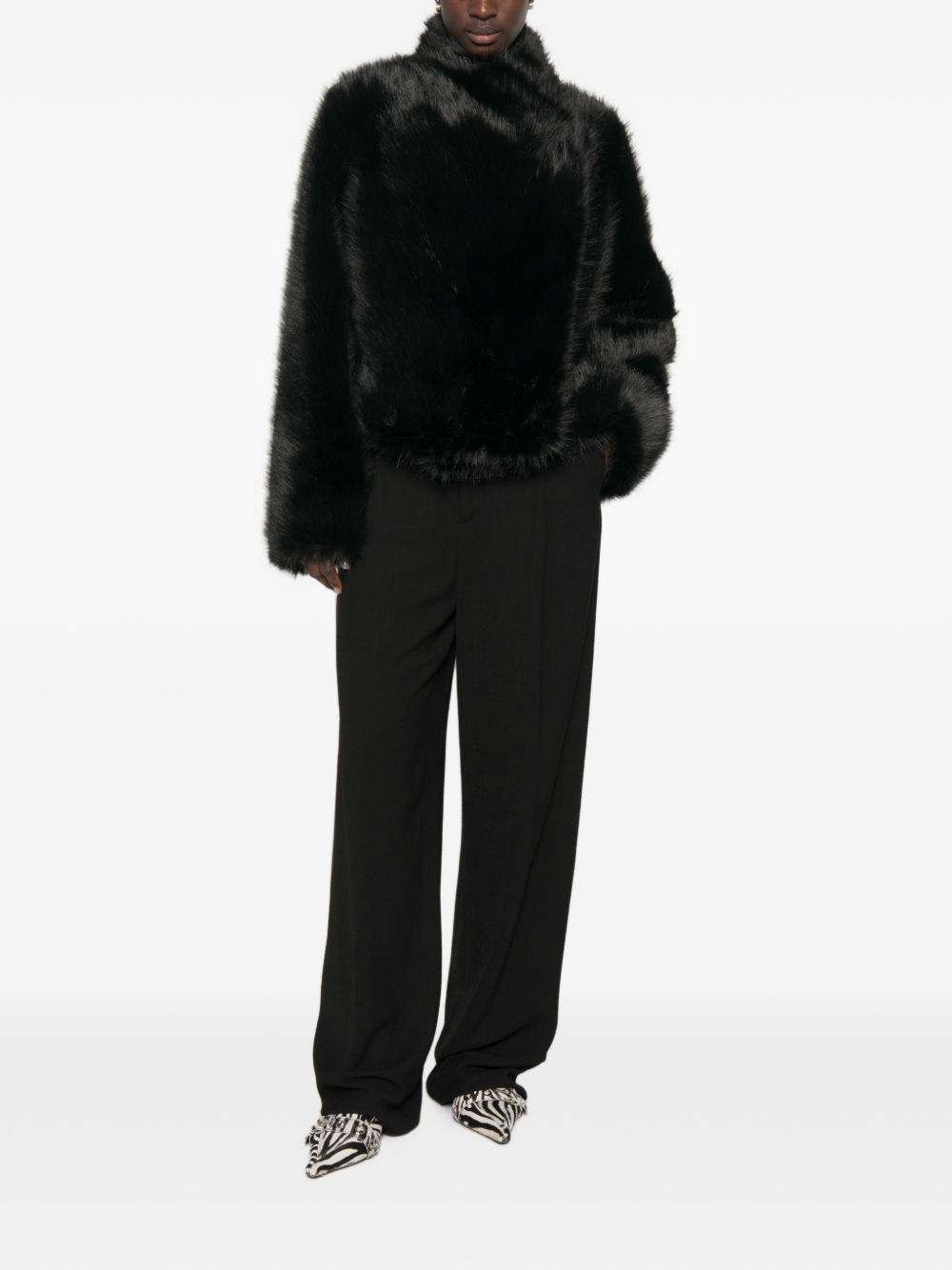 [BB Couture] Fur Jacket FW26 FW26JA07BLACK