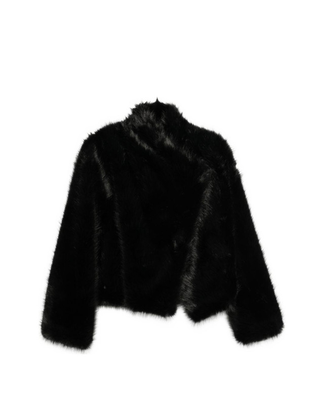 [BB Couture] Fur Jacket FW26 FW26JA07BLACK