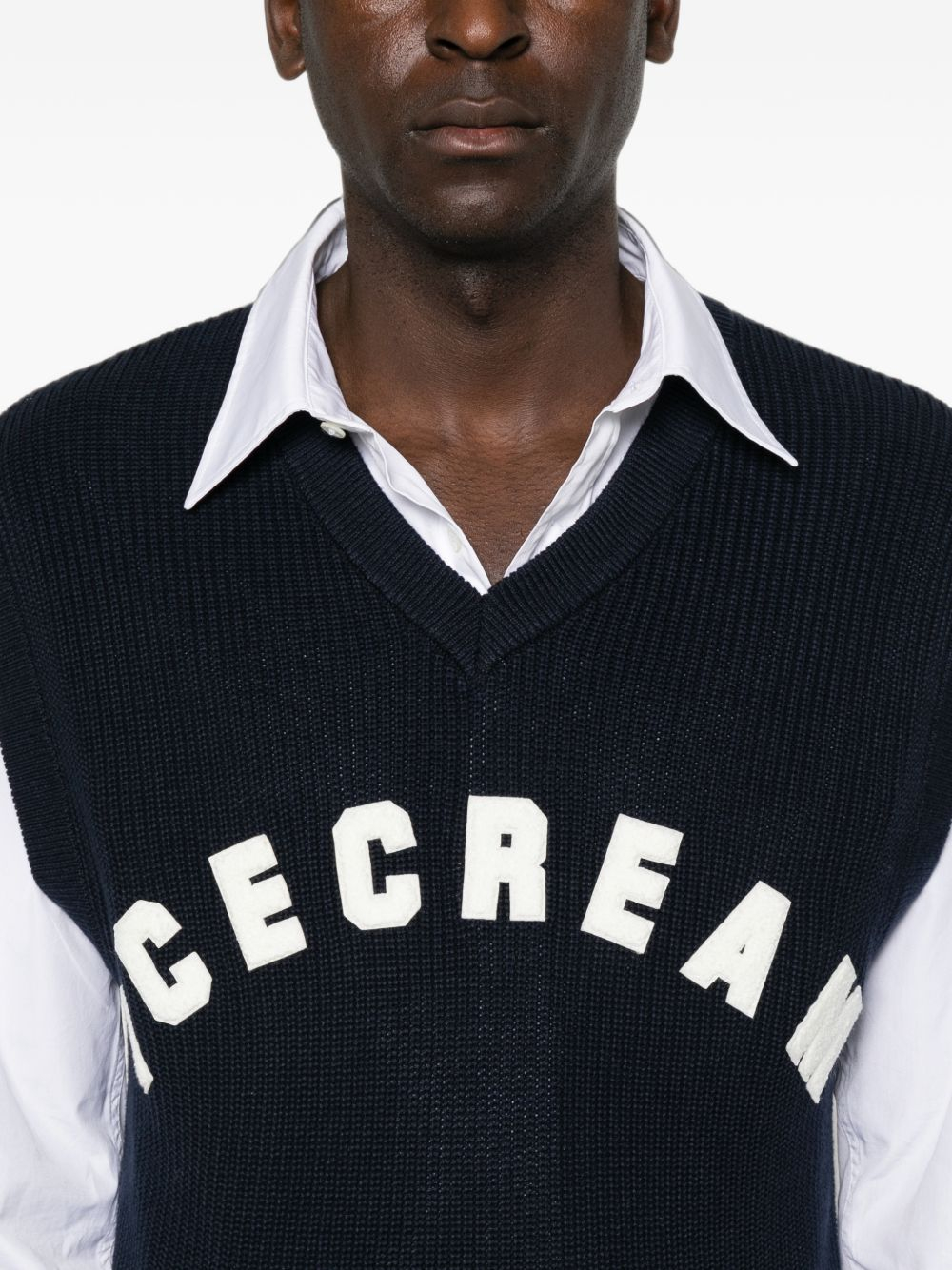 [ICECREAM] Knitwear FW26 ICKN26327NAVY