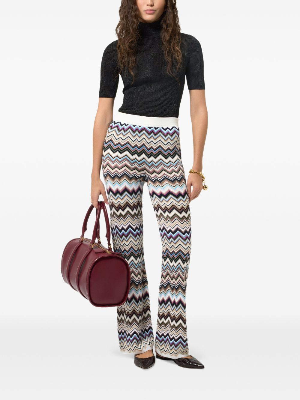 [MISSONI] Trousers FW26 DS26WI0IBK01KOSMSPL