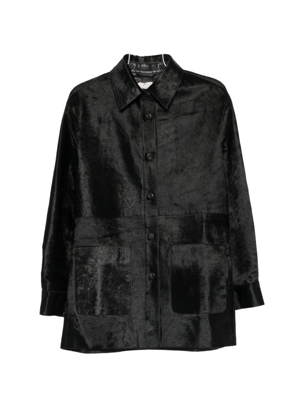 [Alysi] Leather Jacket FW26 266802A6040FOND