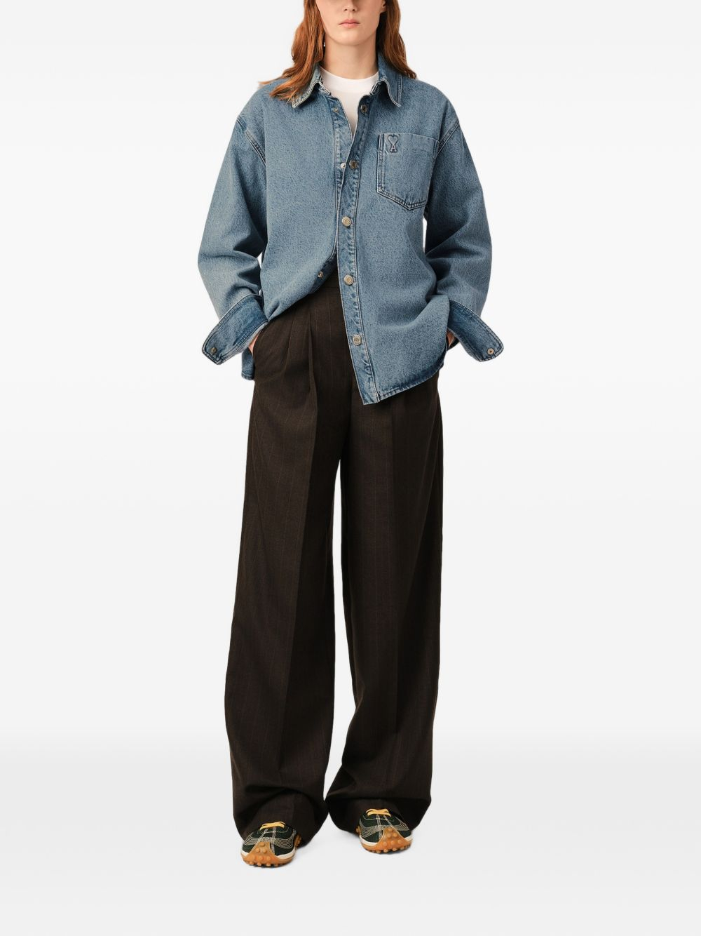 [Ami Paris] Shirts Long Sleeve FW26 UJK918DE0046480