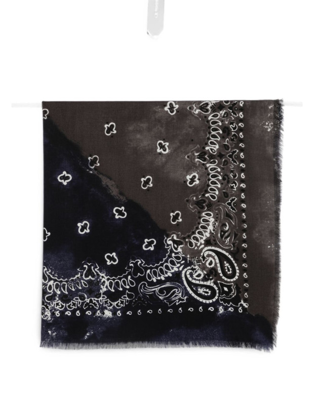 [Destin] Scarf FW26 JILQUA NAVY