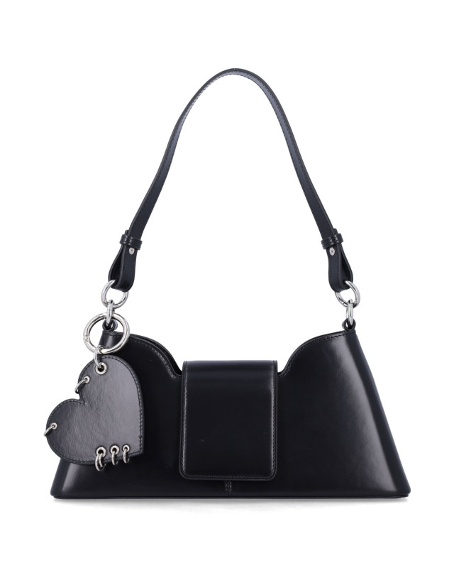 [JUSTINE CLENQUET] Shoulder bag FW26 MARLAKEYCHAINBLACK