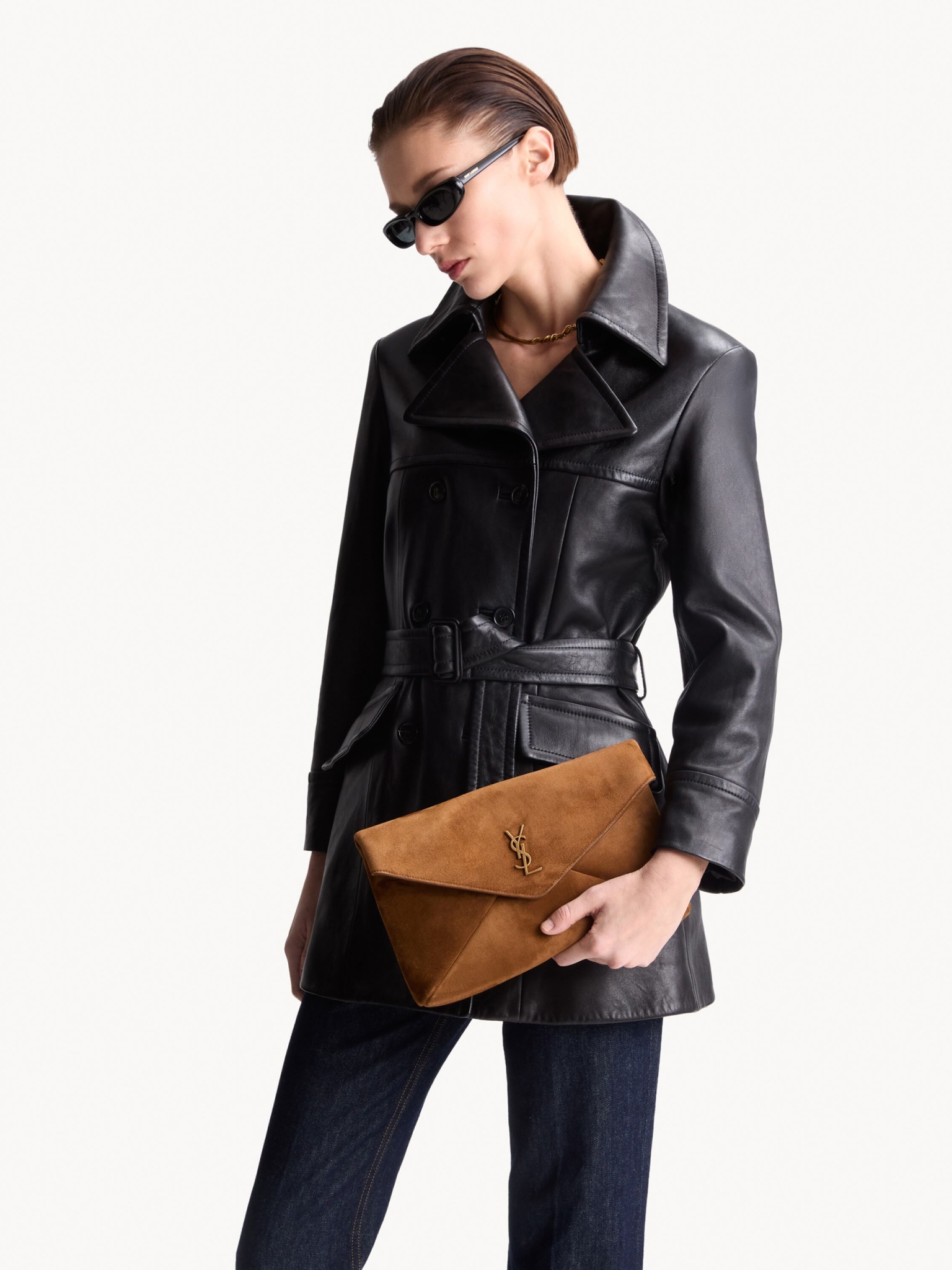 [Saint Laurent] Clutch bag FW26 7693071U80W2916