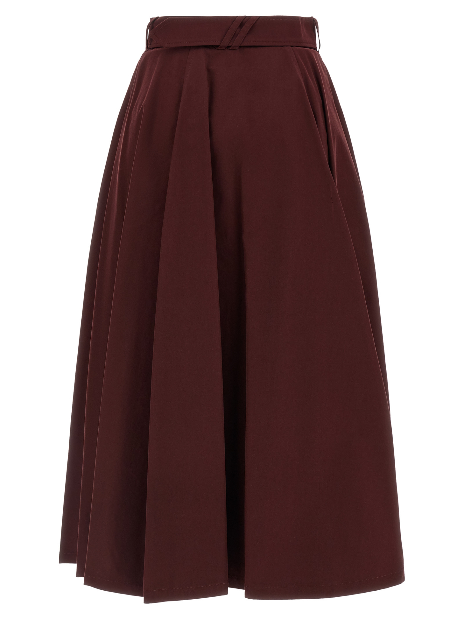 [Burberry] Long skirt FW26 8130327VINEYARDRED