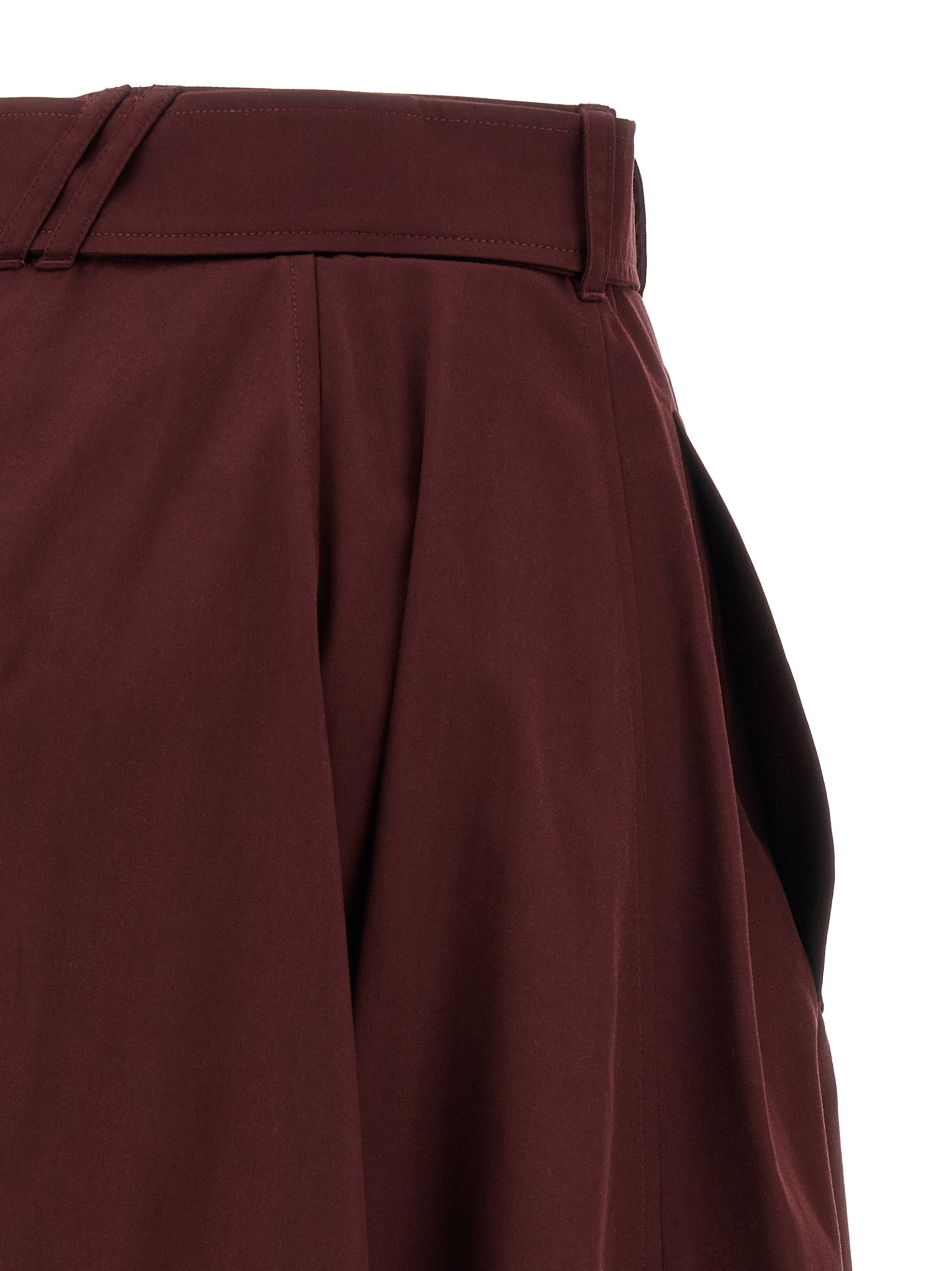 [Burberry] Long skirt FW26 8130327VINEYARDRED