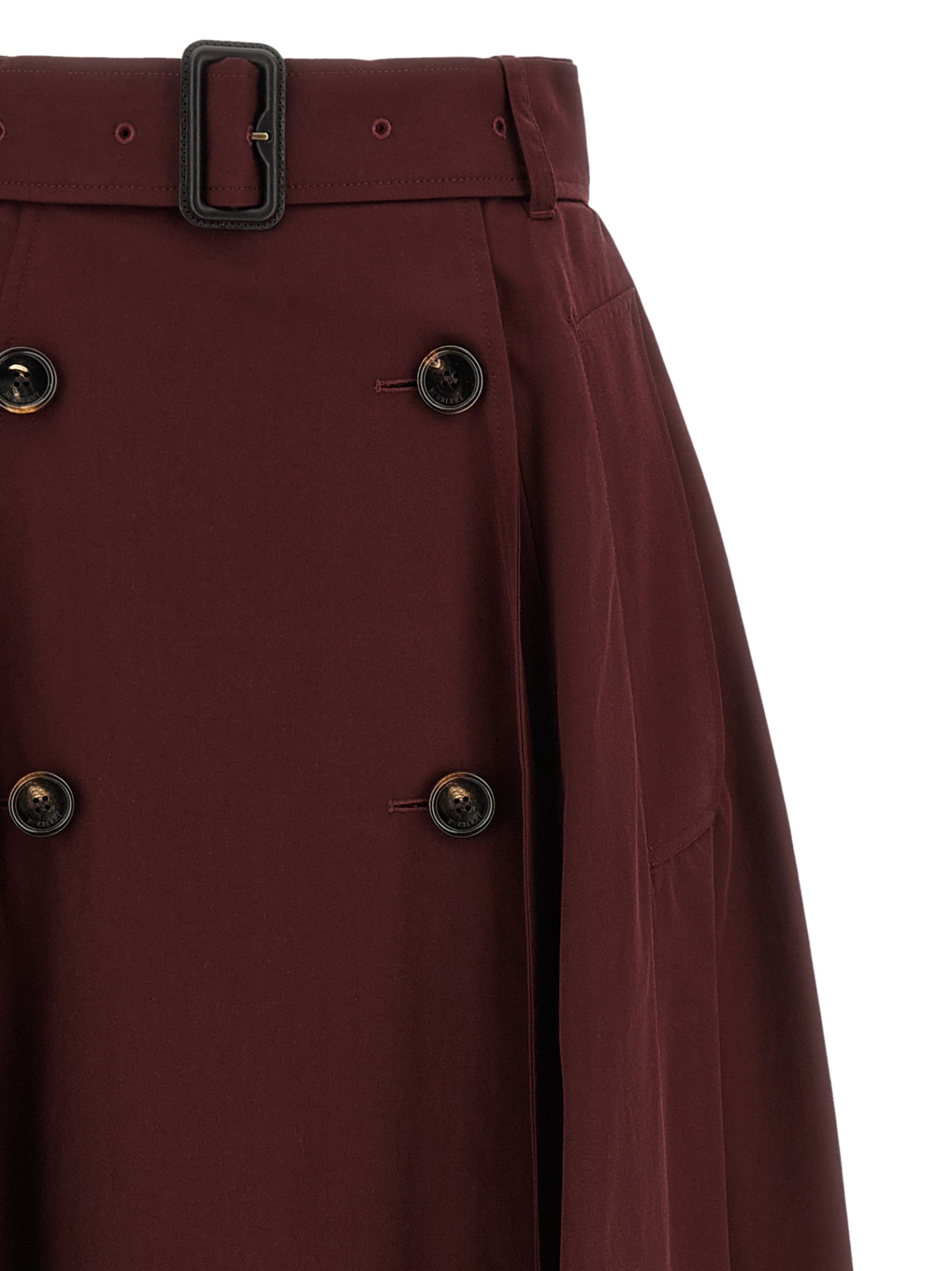 [Burberry] Long skirt FW26 8130327VINEYARDRED