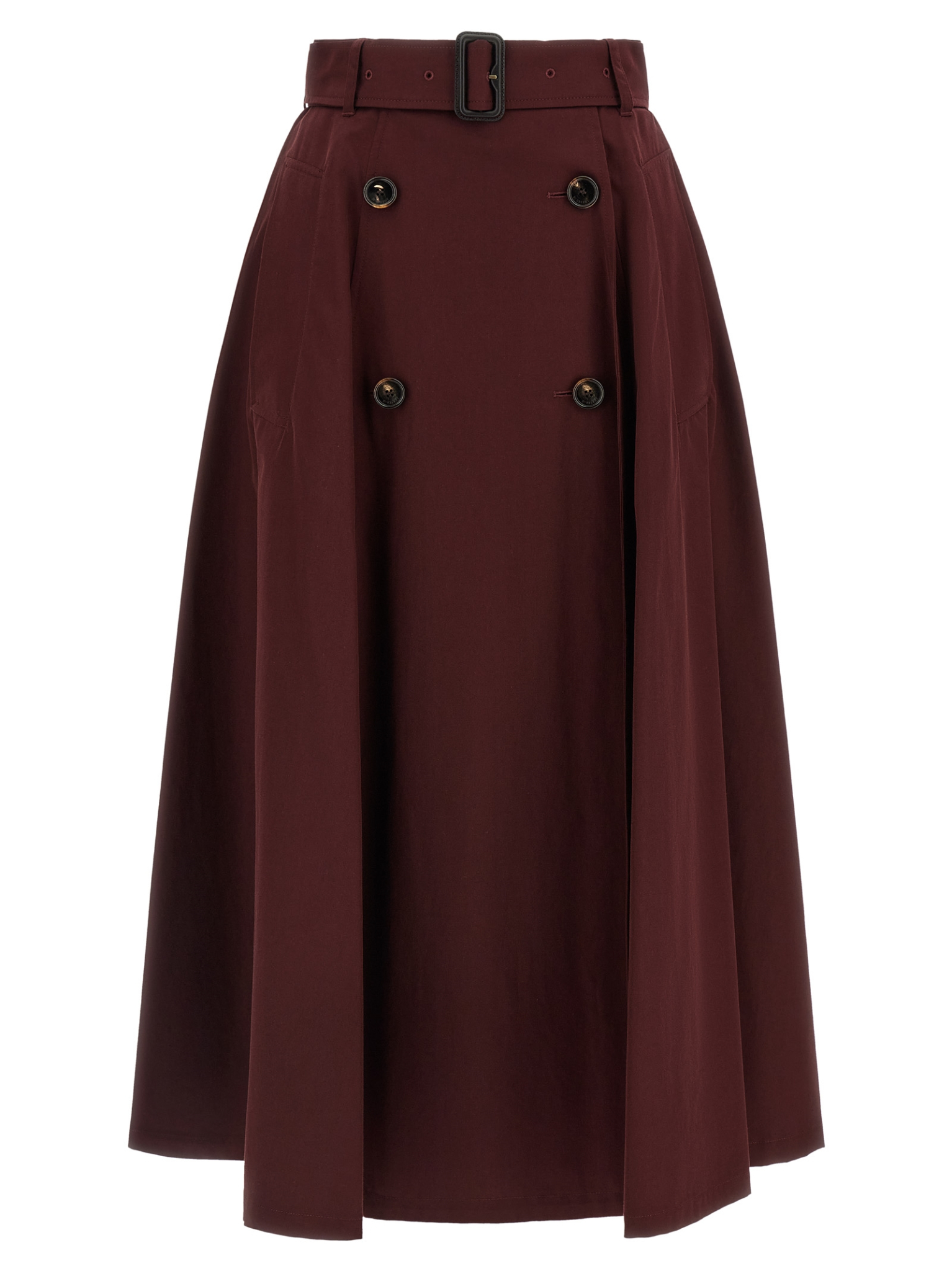 [Burberry] Long skirt FW26 8130327VINEYARDRED