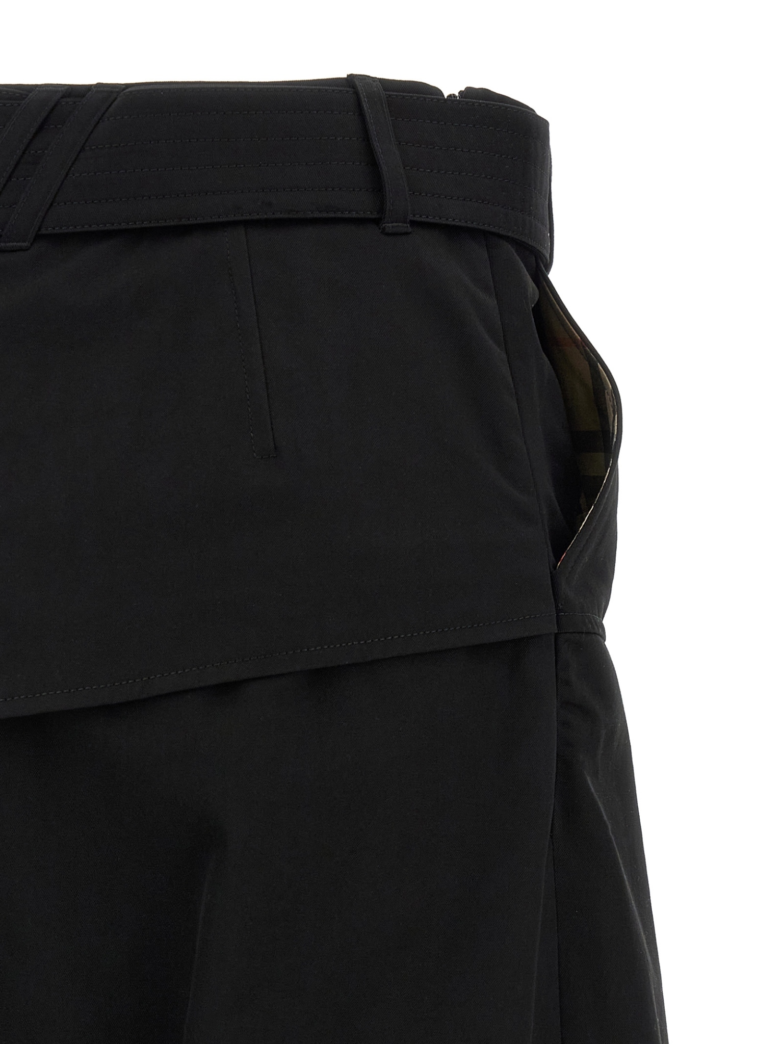 [Burberry] Long skirt FW26 8129543BLACK