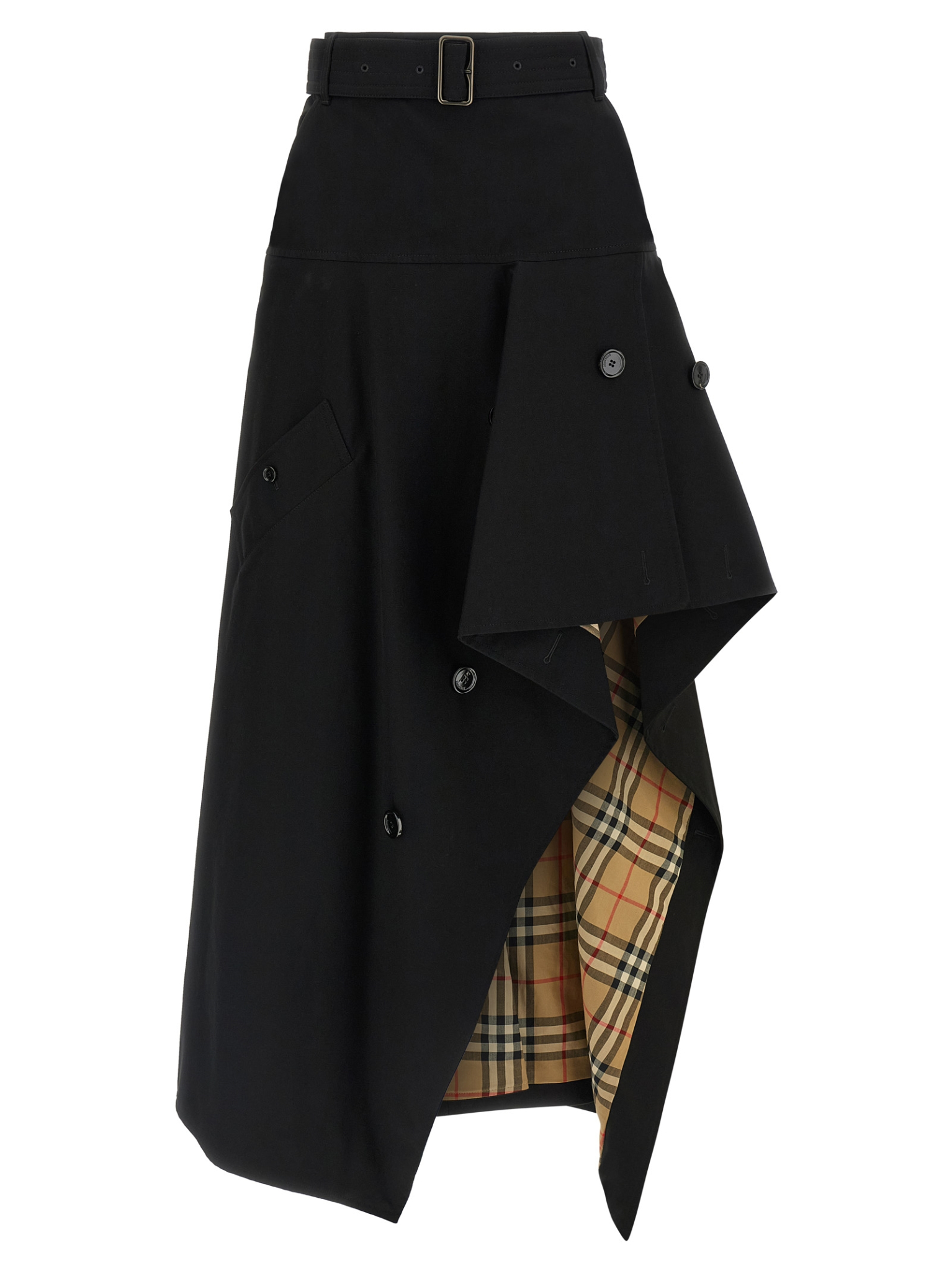 [Burberry] Long skirt FW26 8129543BLACK