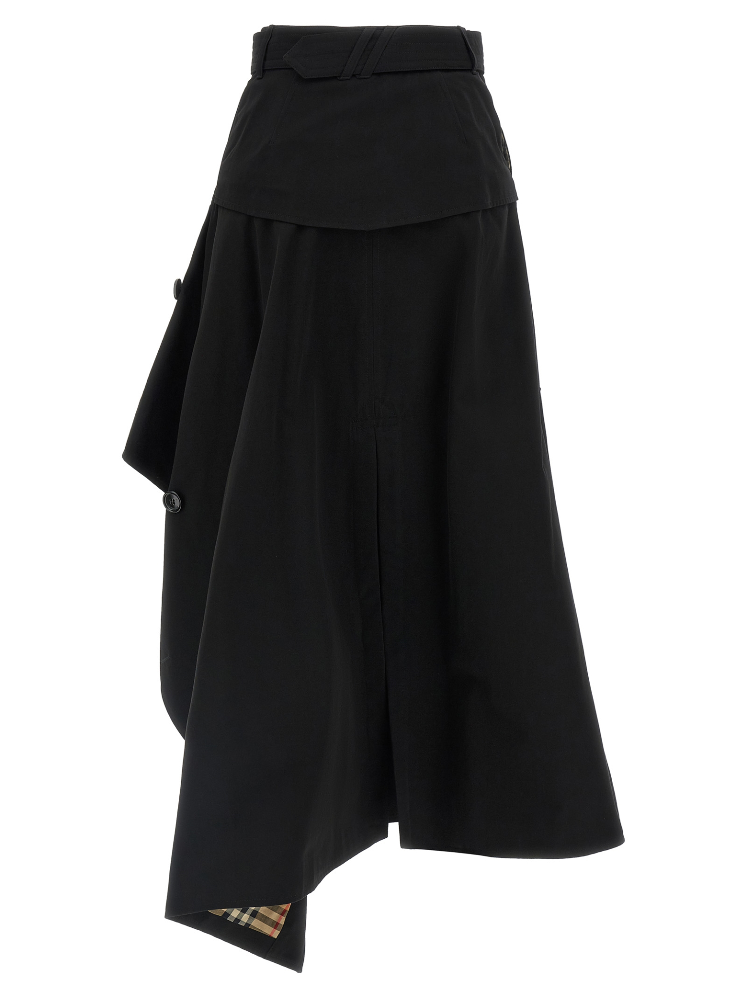 [Burberry] Long skirt FW26 8129543BLACK
