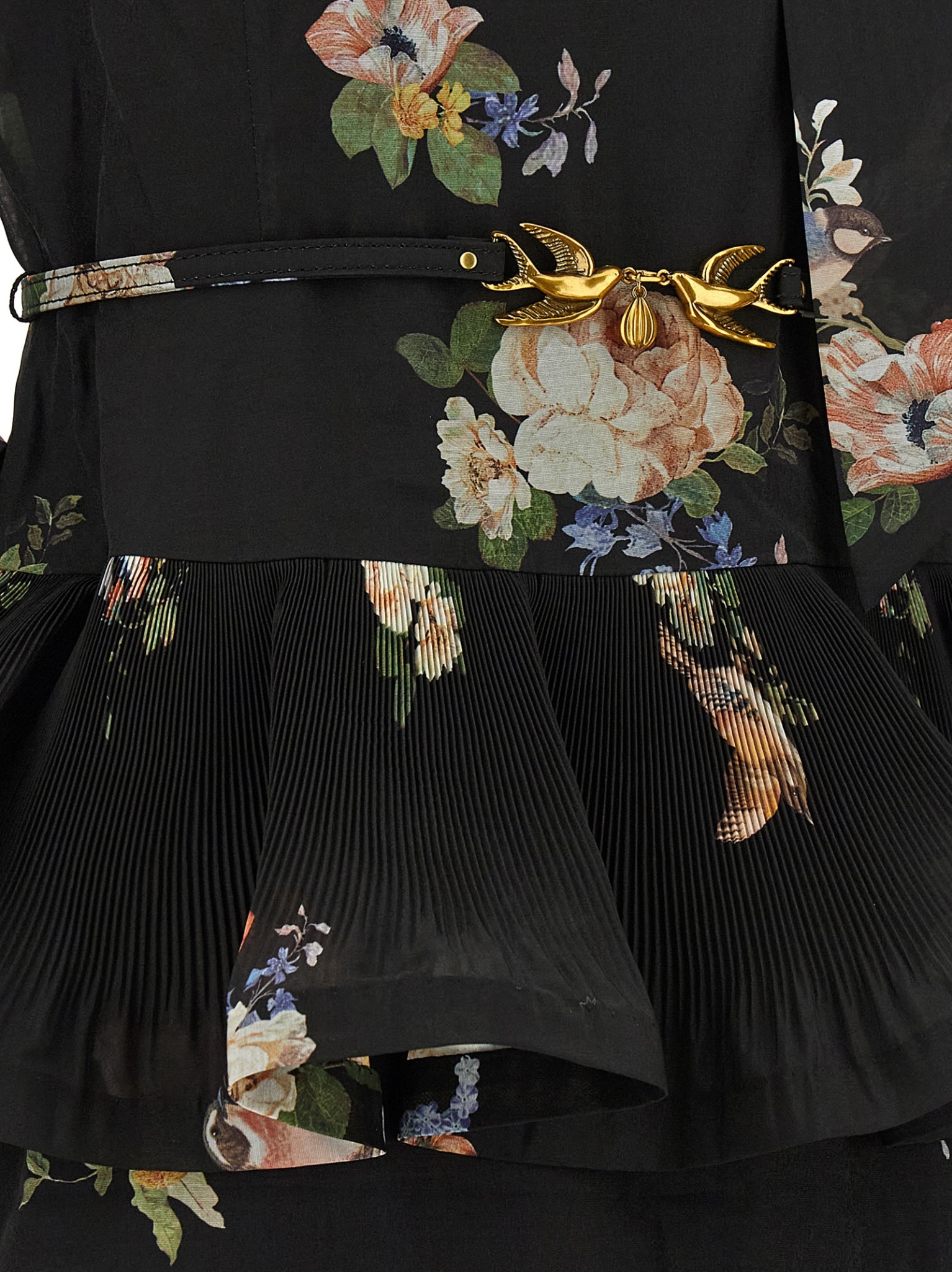 [Zimmermann] Long sleeve dress FW26 5509DF26RBLBPR