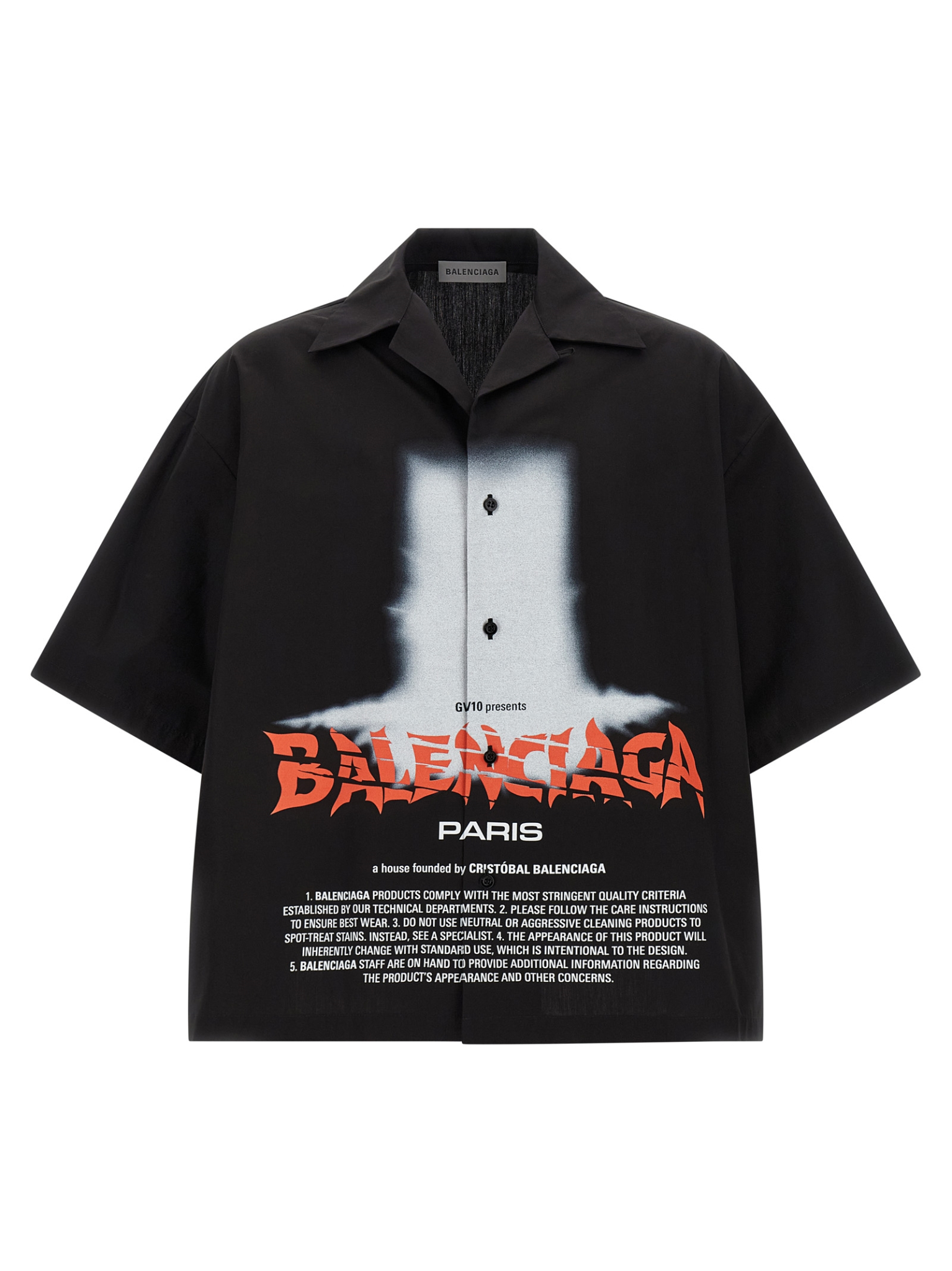 [Balenciaga] Shirts Short Sleeve FW26 A001ZPTULA91000