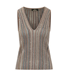 [MISSONI] Tank top FW26 DS26WK0CBK01KQ SMSPE