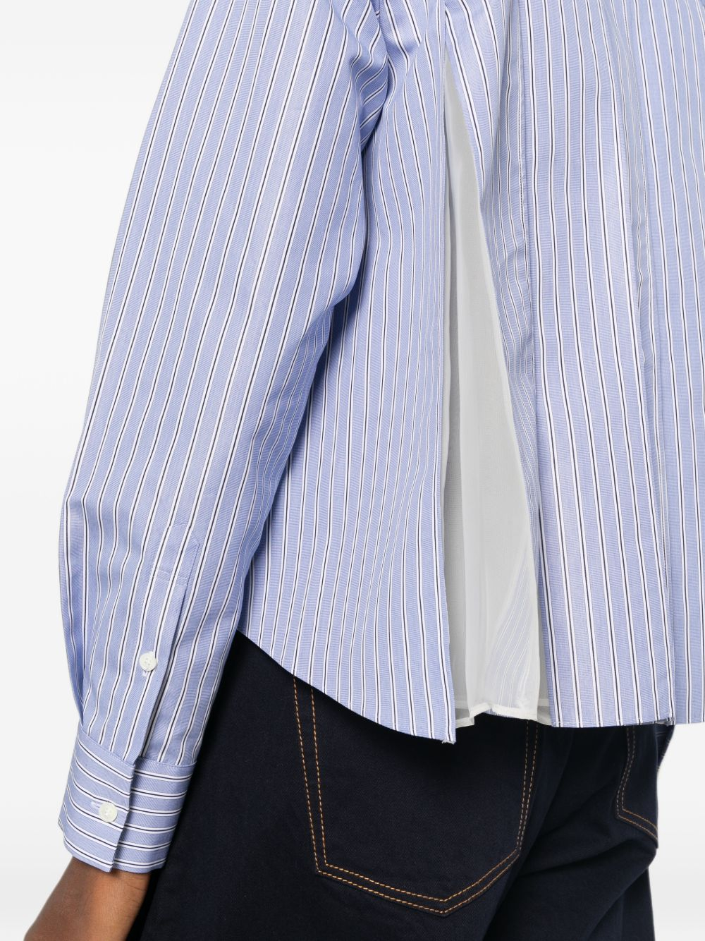 [Sacai] Shirts Long Sleeve FW26 SCW-365458