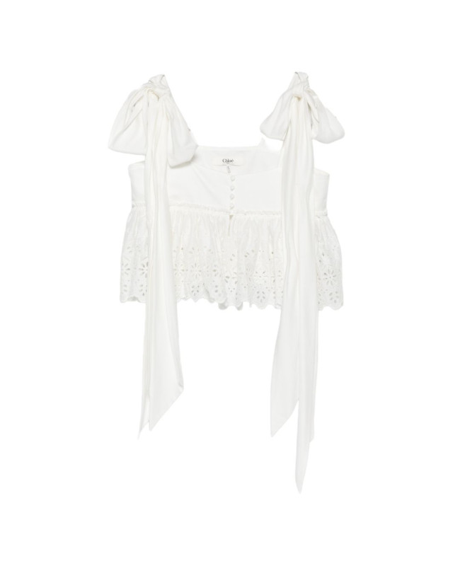 [Chloe] T-shirts Sleeveless FW26 CH26AHT46053107