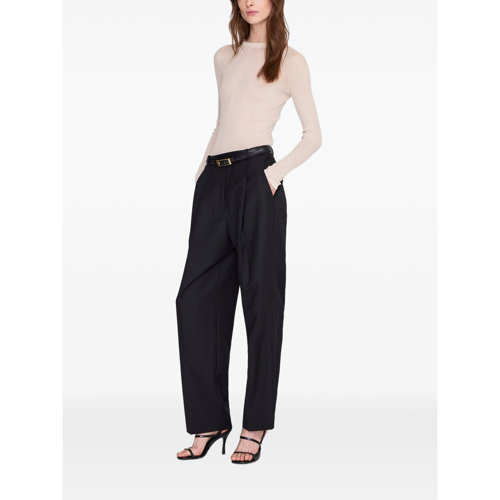 [Anine Bing] Trousers FW26 A-03-12597  BLK26