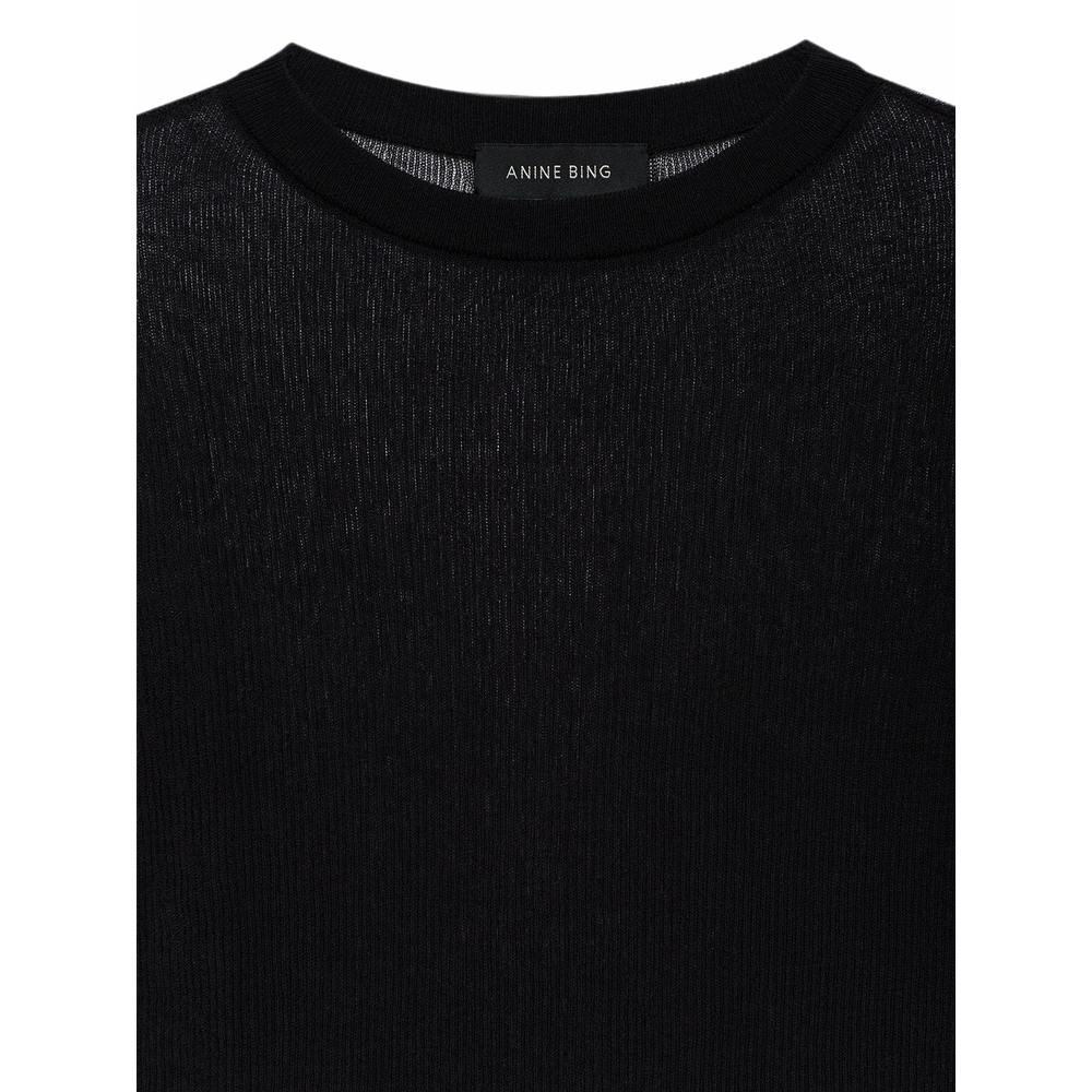 [Anine Bing] Knitwear FW26 A-09-12741  BLK1