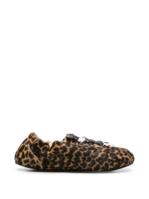 [REPETTO] Flat shoes FW26 V4230PONYD SLK TEN 1479