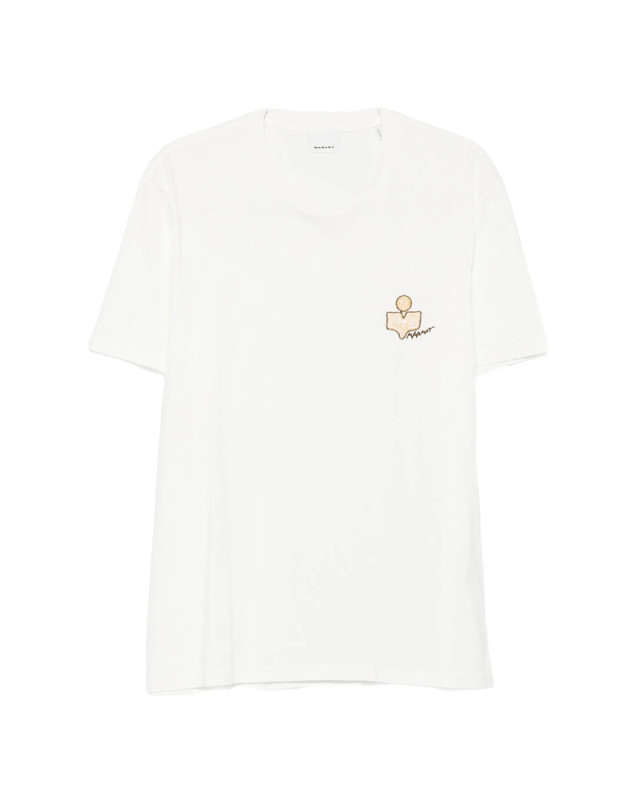 [Isabel Marant] T-shirts Short Sleeve FW26 D3N06H TS0052HE 20WH