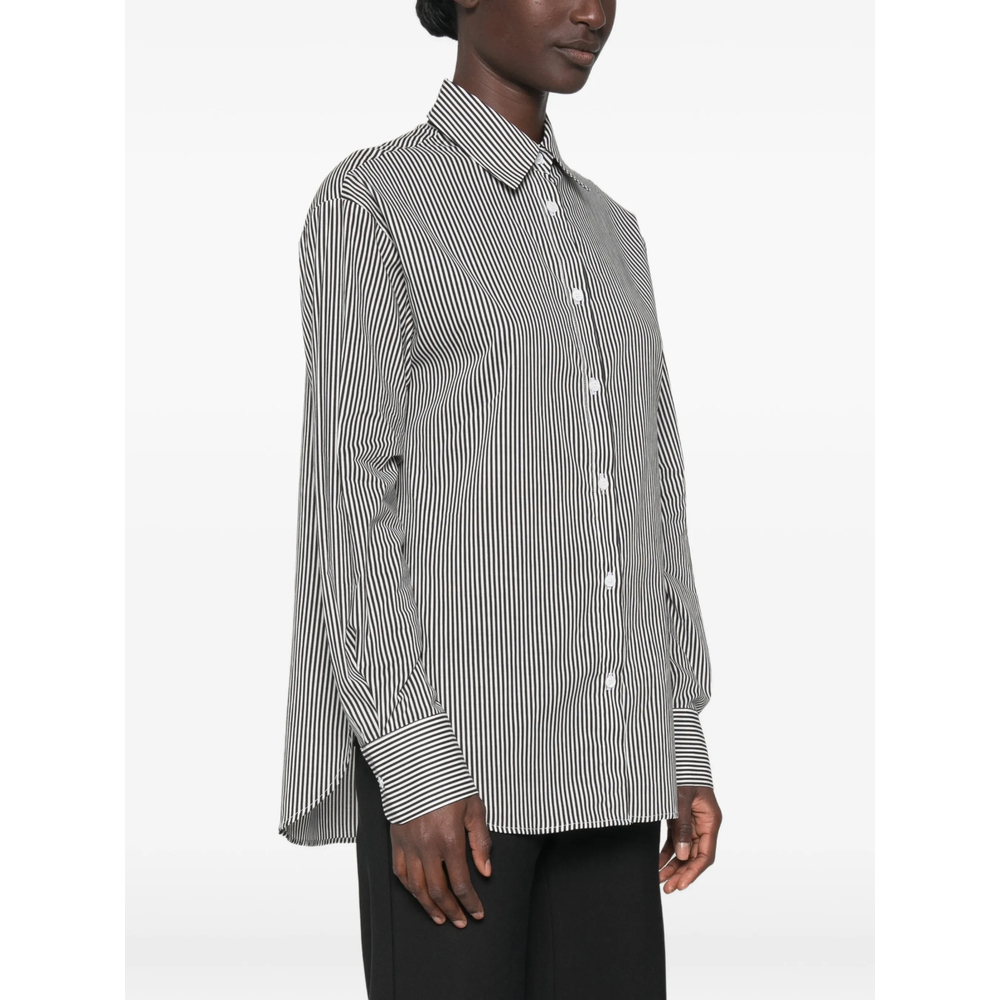 [THE FRANKIE SHOP] Shirts Long Sleeve FW26 PERI COTTON BKWHI