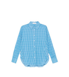 [THE FRANKIE SHOP] Shirts Long Sleeve FW26 PERI COTTON BLUE